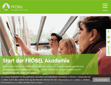 Tablet Screenshot of froebel-gruppe.de